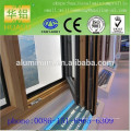 China lowest price wood- aluminium windows and profile, extrusion aluminium windows profile,